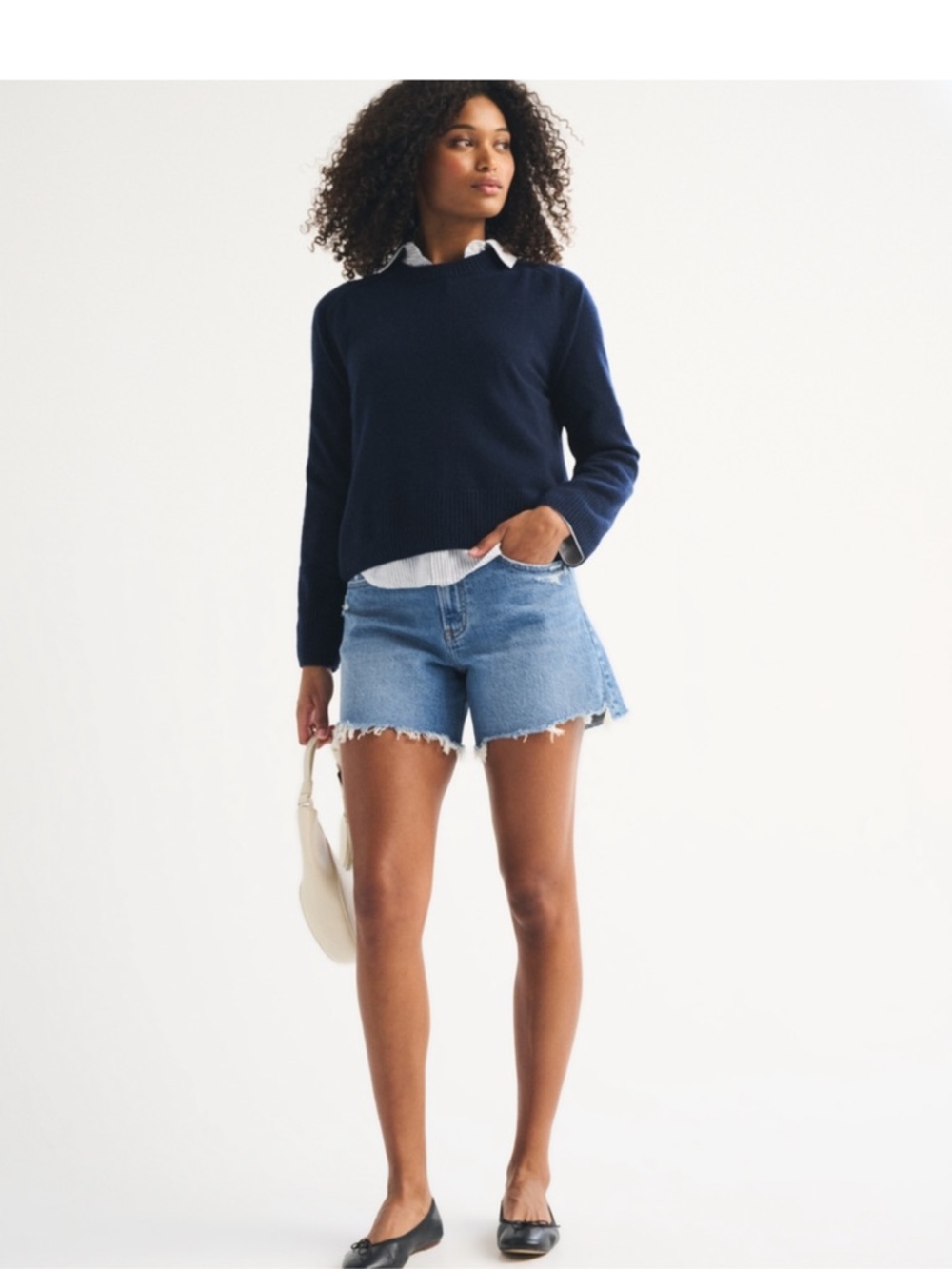 Abercrombie & Fitch Curve Love Mom Shorts